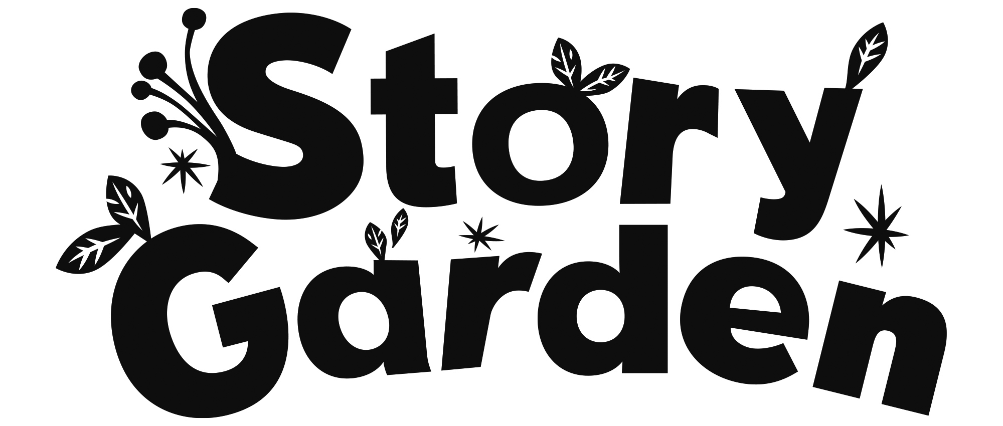 SCR Story Garden Logo_B+W