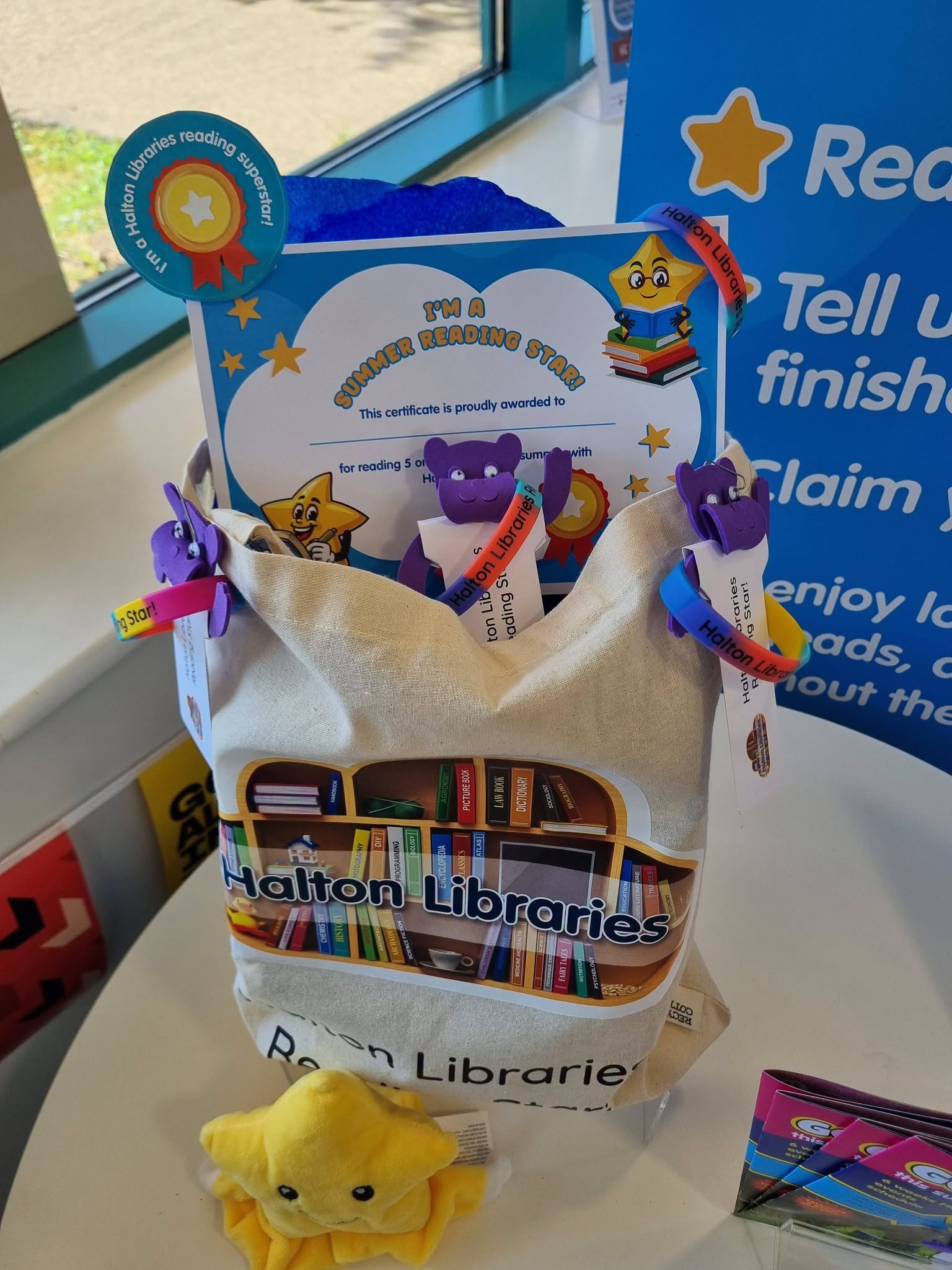 Reading challenge prizes