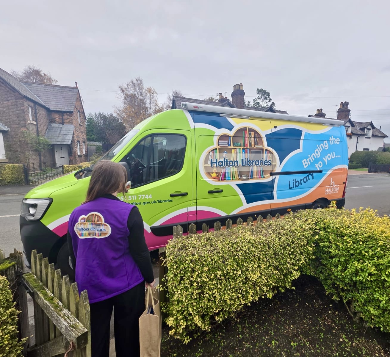Home Library Service van