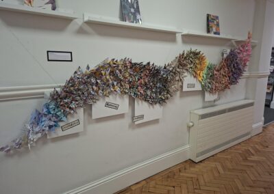 Artwork on display